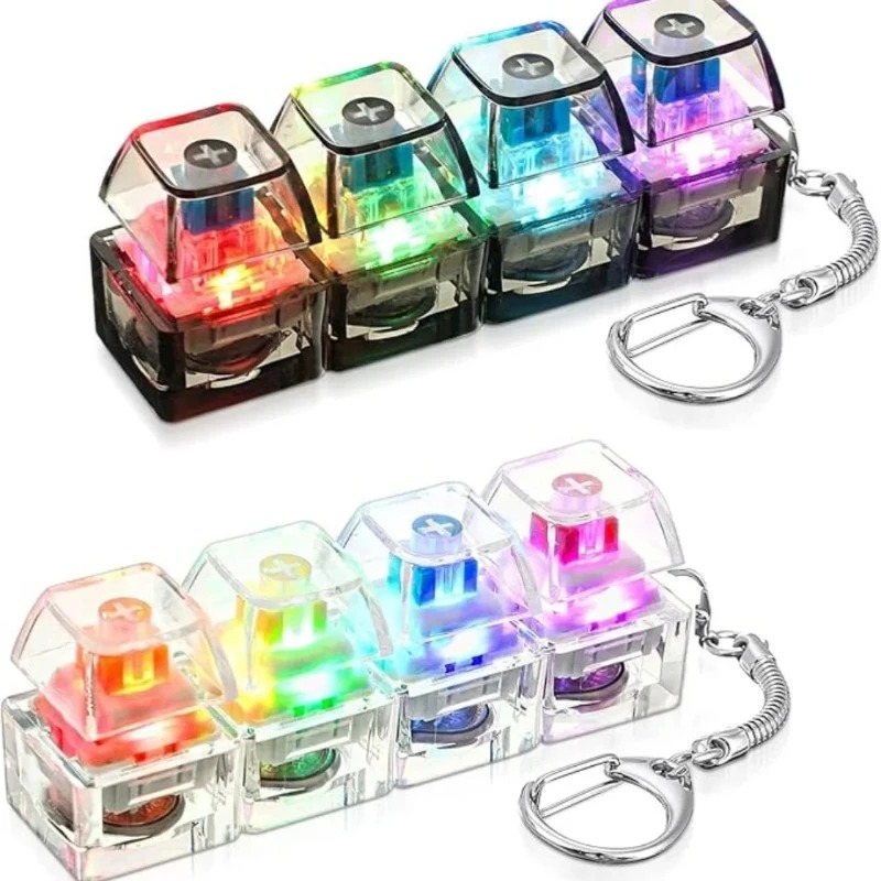 Electronics Gadgets For Kids - 、/LED Klavye Anahtarlık Stres Giderici Duyusal