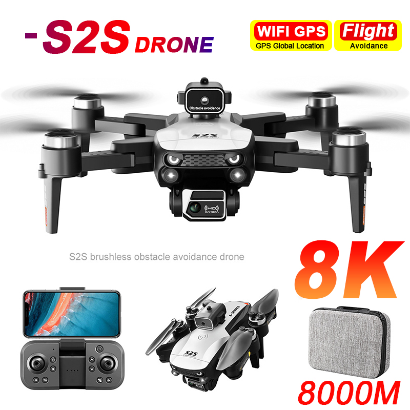 Electronics New Gadgets - Yeni S2S Drone 8K Profesyonel HD