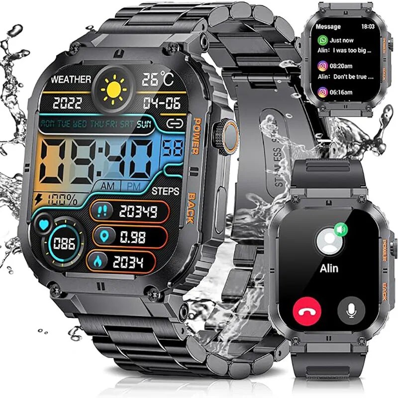 Electronics Gadgets For Men - LIGE açık spor spor Smartwatch erkekler