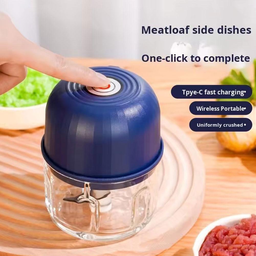 Kitchen Electronics Gadgets - Mini Elektrikli Sarımsak Doğrayıcı Taşınabilir USB
