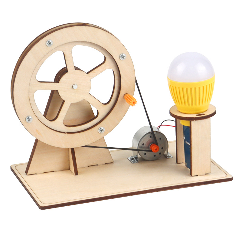 Electronics Gadgets For Kids - Ahşap El Jeneratörü Çocuklar Bilim Oyuncak