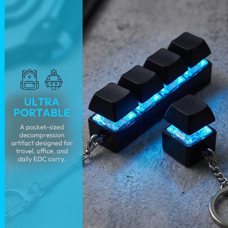 Electronics Gadgets For Kids - Stres Giderici Fidget Klavye Anahtarlık Oyuncak