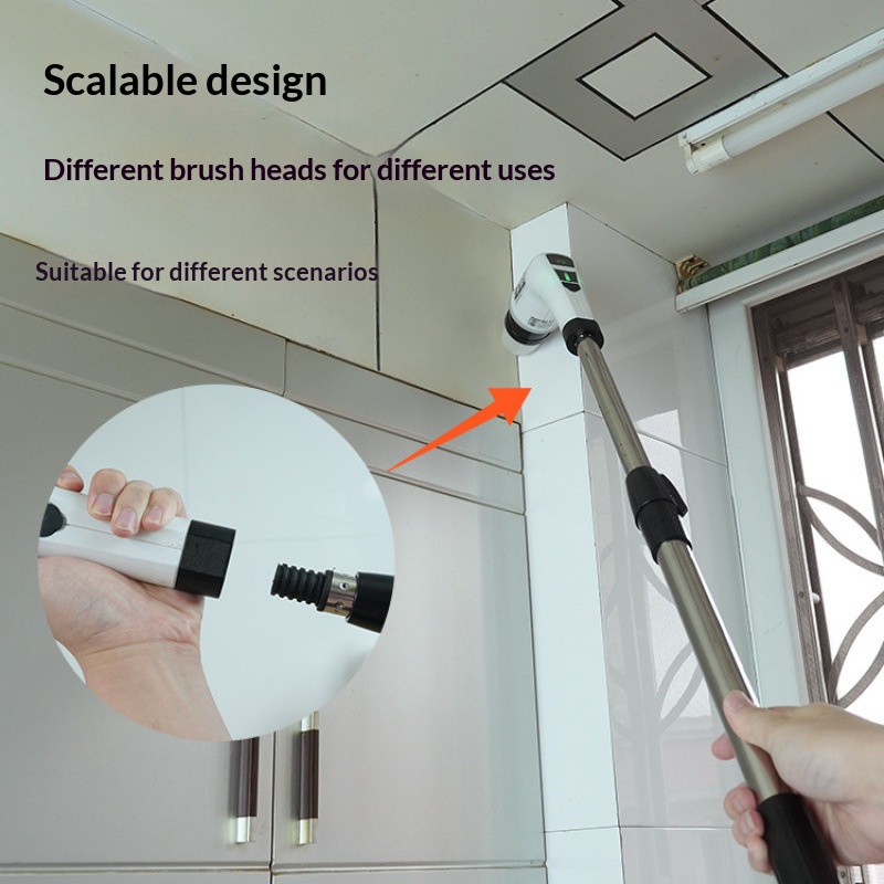 Kitchen Electronics Gadgets - HOMEFISH Kablosuz Döner Fırça Elektrikli Temizlik