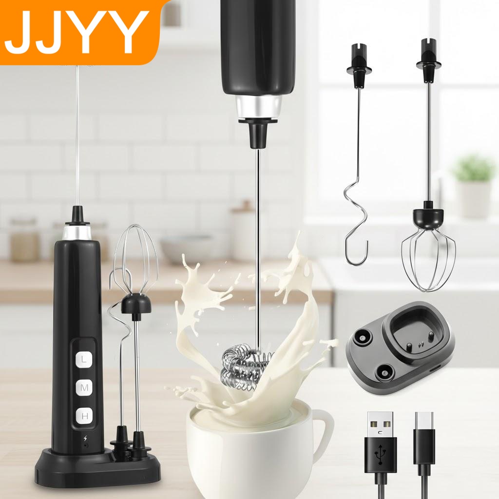 Electro Gadgets - USB Şarjlı El Tipi Süt Köpürtücü