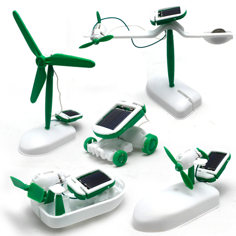 Electronics Gadgets For Kids - 6-In-1 Güneş Enerjili Robot Kiti Montaj