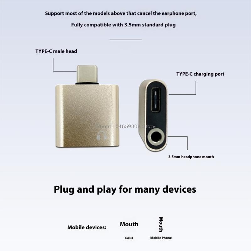 Electronics And Gadgets C - Eşzamanlı Şarj ve Ses USB C