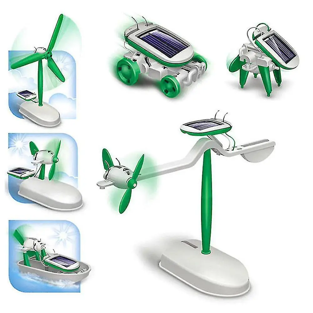 6-In-1 güneş enerjisi Robot ki - Electronics Gadgets For Kids incelemesi ve fiyatı