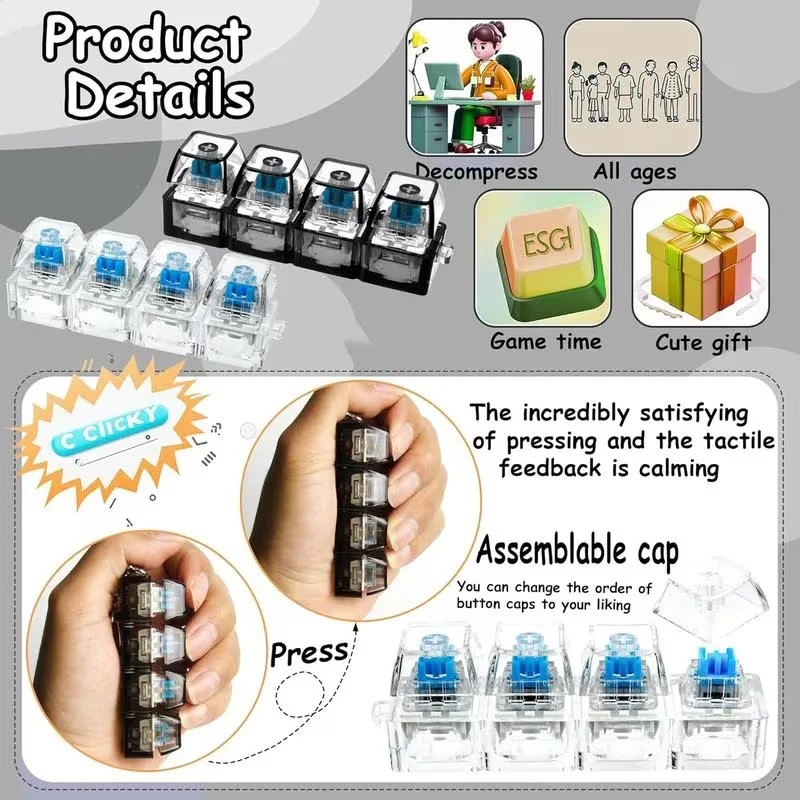 、/LED Klavye Anahtarlık Stres  - Electronics Gadgets For Kids incelemesi ve fiyatı