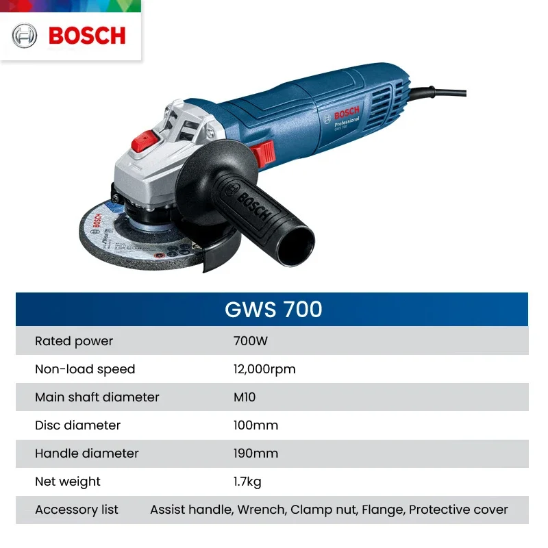 Bosch GWS 700 Kablolu Açı Taşl - Electro Gadgets incelemesi ve fiyatı