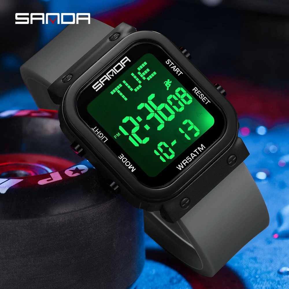 SANDA dijital saat Erkekler As - Electronics Gadgets For Men incelemesi ve fiyatı