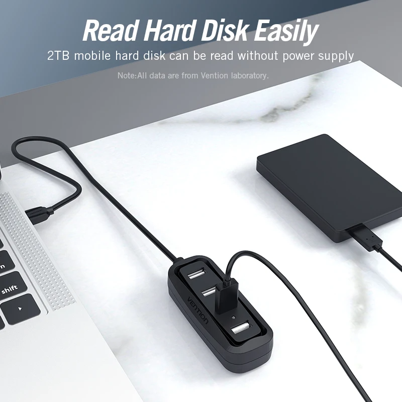 Vention USB 2.0 HUB 4 Port ile - Electronics Gadgets Wholesale incelemesi ve fiyatı