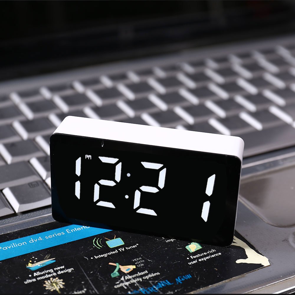 LED elektronik saat aynası çal - Electronics Gadgets Wholesale incelemesi ve fiyatı