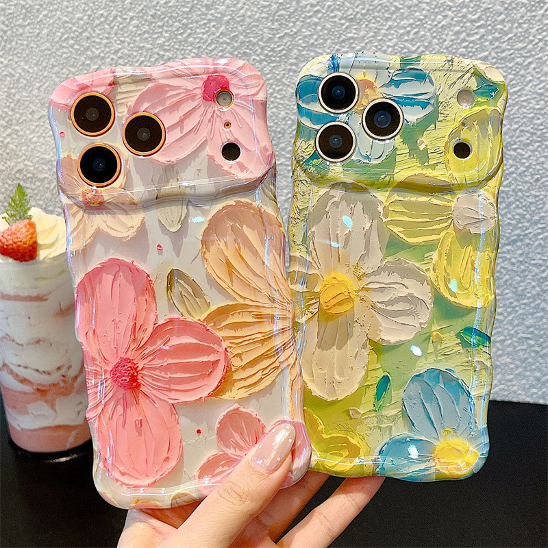 Moda Yağlı Boya Çiçekleri Dalg - Apple Iphone 15 Pro Max incelemesi ve fiyatı